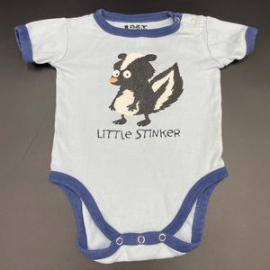 Lazy one boys infant 12 months little stinker onesie